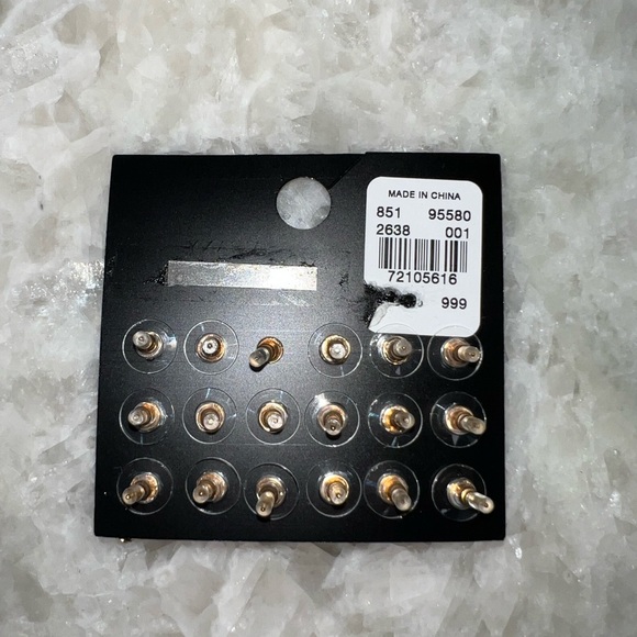 New York & Company Earring Stud Set of 9 - Picture 2 of 2